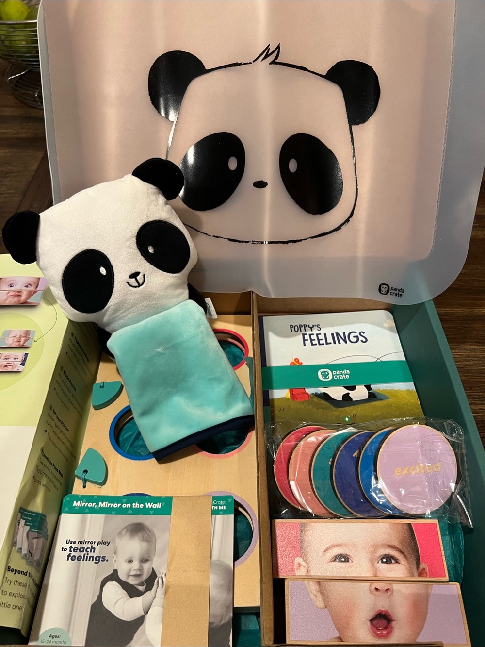 KiwiCo Panda Crate Learning Feelings Play Box